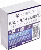 Папір для нотаток 85*85мм 400арк білий клеєний  NV-75003