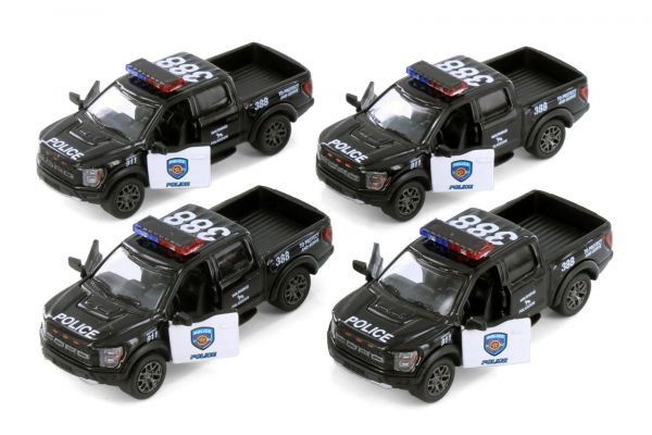 Дитяча іграшка поліцейський автомобіль 2022 Ford F-150 Raptor (Police) KT 5436 WP метало - пластиковий корпус