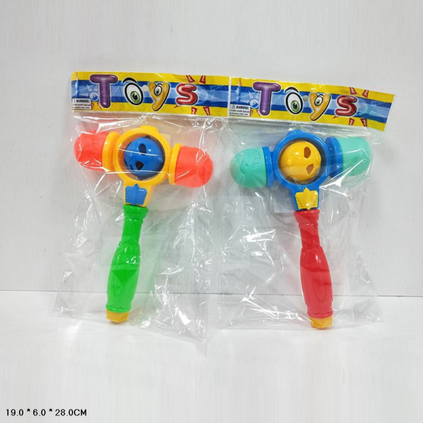 Дитяча іграшка молоточок пискавка (8801,3966) 2 кольори, в пакеті 19*6*28см