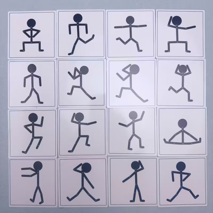 Дитяча іграшка головоломка антистрес гра пазл дерев'ний чоловічок (4584), відео в описі 