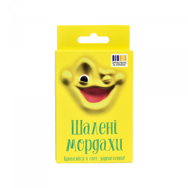 Настільна гра Strateg Шалені мордахи ( Вік 5+)  українською мовою (30664)