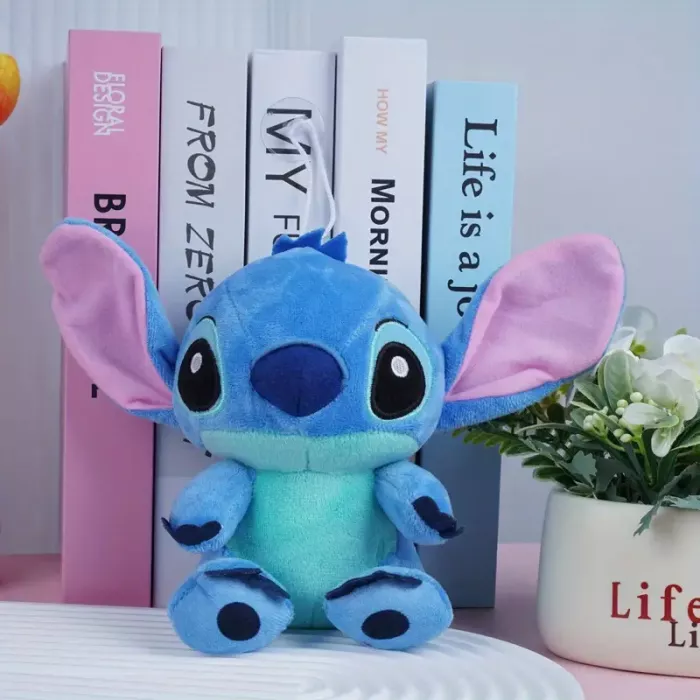 М'яка іграшка плюшева Стіч (Stitch) синій, 18 см