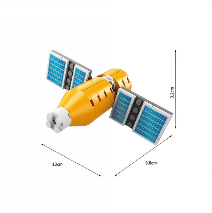Дитяча іграшка конструктор (6 в 1) космічний шатл 1000 деталей K8832-1 SHANTOU YISHENG (космічна ракета та техніка)