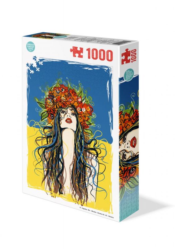 Гра пазл 1000 елементів TRFL_UA-2 DGT - PUZZLE Я – Україна