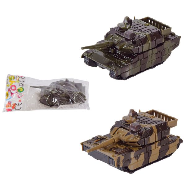 Дитяча іграшка танк інерційний 399-266, 2 кольори, в пакеті 8,5*4*3,5 см