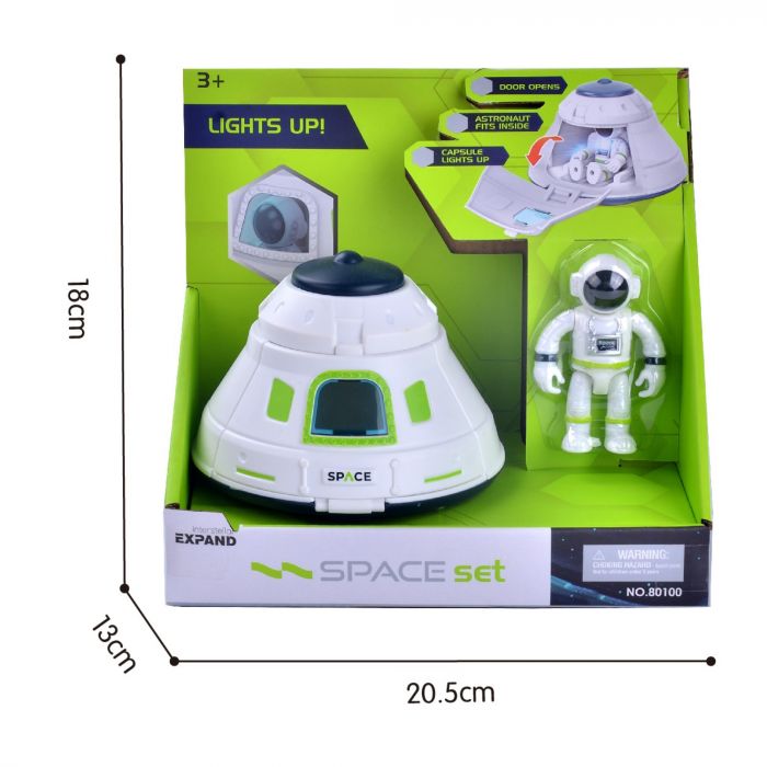 Дитяча іграшка космічна капсула 80100 космічний корабель, серія Space