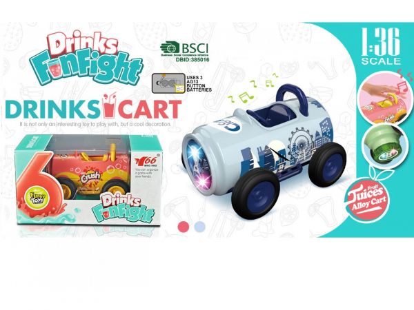 Дитяча іграшка машинка банка MY66-K1211 MING YING металева інерційна світло звук, відео в описі