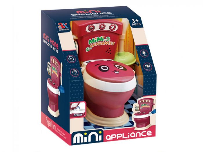 Дитяча іграшка музичний унітаз (туалет) 6734A AO XIE TOYS світло та звук, пускає пар (відео в описі)