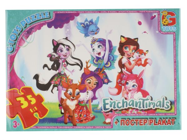 Дитяча гра пазли із серії Enchantimals 35 елементів EA201 ТМ G-Toys