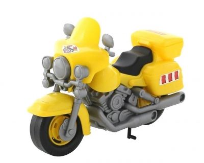 Дитяча іграшка мотоцикл гоночний поліція харлей 8947 Polesie motorcycle toy (відео в описі)
