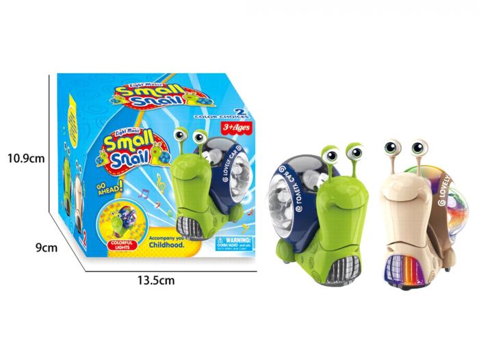 Дитяча іграшка музична равлик RS-3150 SMALL SNAIL TOYS світло, звук (відео в описі)