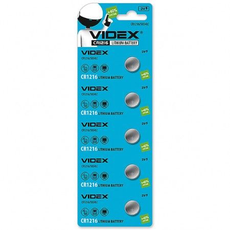 Батарейка литиевая CR1216 5pcs BLISTER CARD