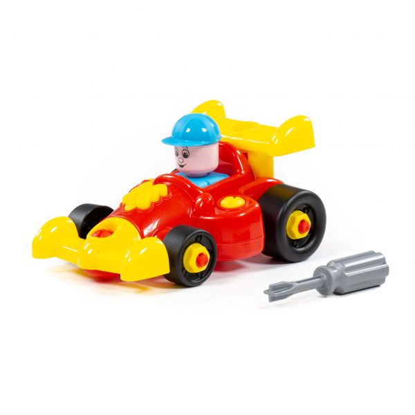 Дитяча іграшка машинка конструктор гонка з інструментами (22 елементи) 77127