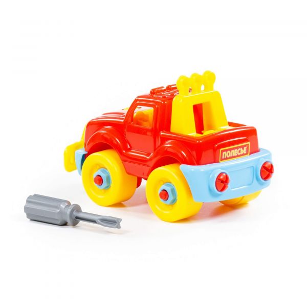 Дитяча іграшка конструктор машинка джип з інструментами (22 елементи) (в пакеті) 78216
