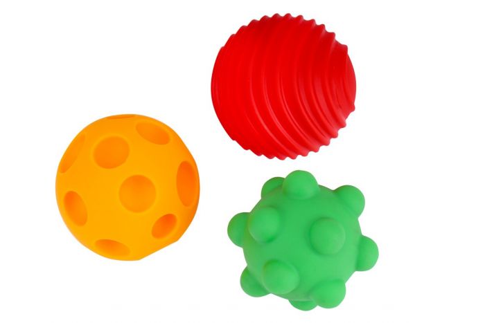 Дитяча іграшка для ванної тактилики набір 3 шт арт.8966 ТехноК