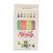 Набір свічок для торта Кольоровий вогонь 12 шт картонна упаковка 9305