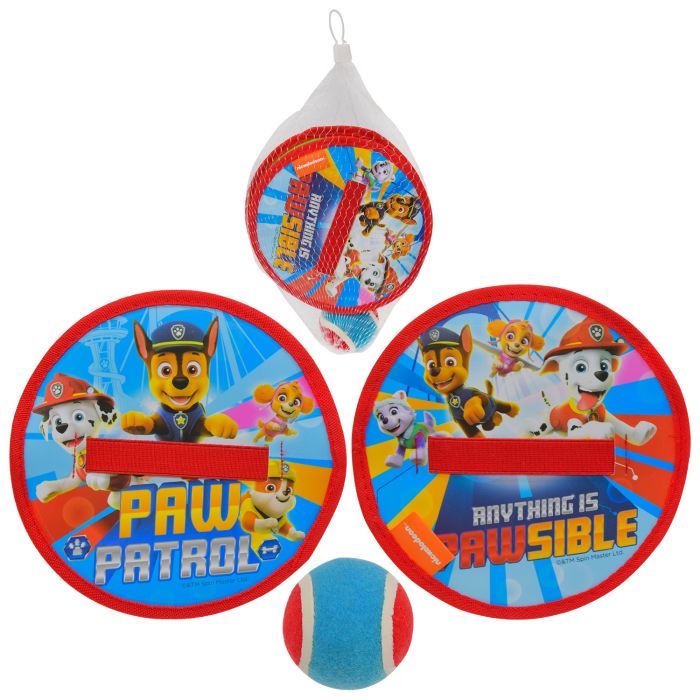 Дитяча спортивна гра спіймайко з м'ячиком - липучкою арт. LT1028 щенячий патруль