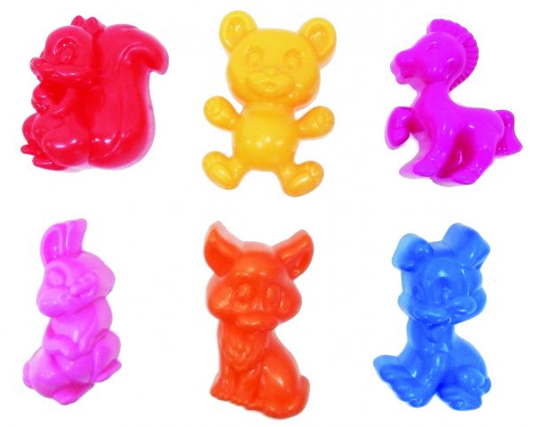 Дитяча іграшка набір пасочок для піска М (6 пасочок 4,5*6см h) KW-01-100-3