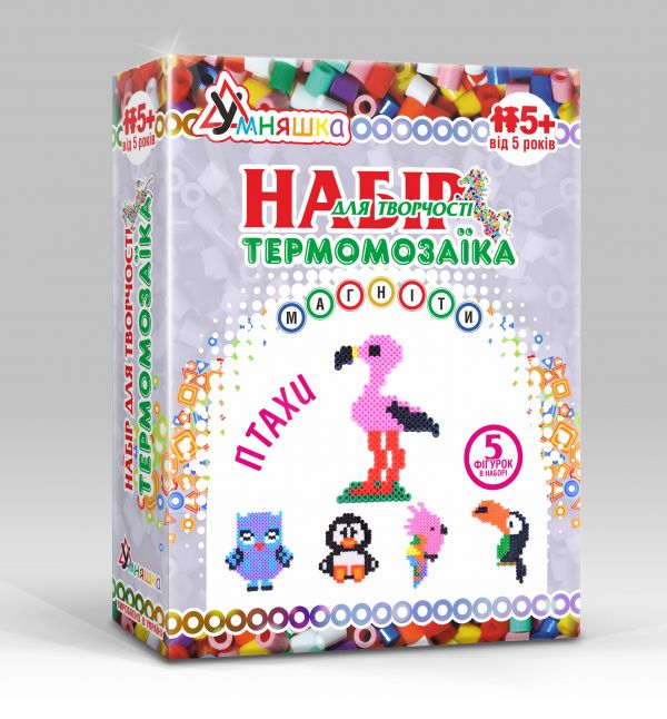 Набір для творчості магніти з термомозаїки птахи ТМ-005