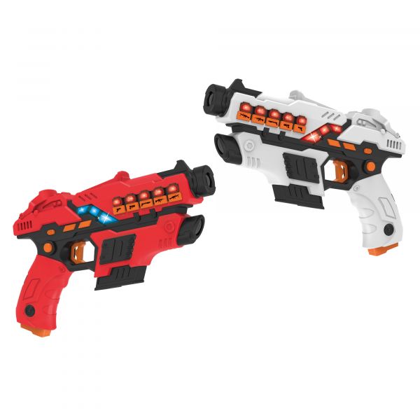 Дитячаі іграшка гра лазерний бій Laser Guns CSTAG пістолет бластер інфрачервоний 2 шт BB8913A CANHUI