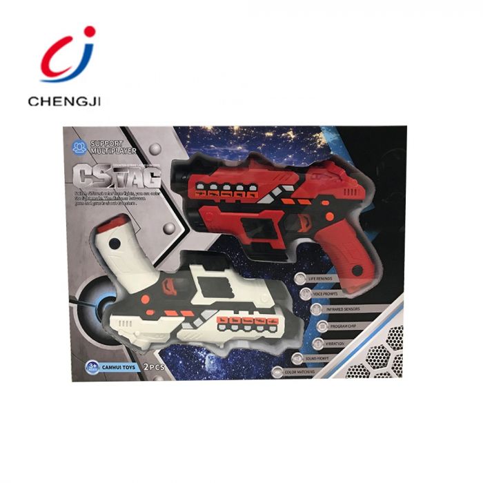 Дитячаі іграшка гра лазерний бій Laser Guns CSTAG пістолет бластер інфрачервоний 2 шт BB8913A CANHUI