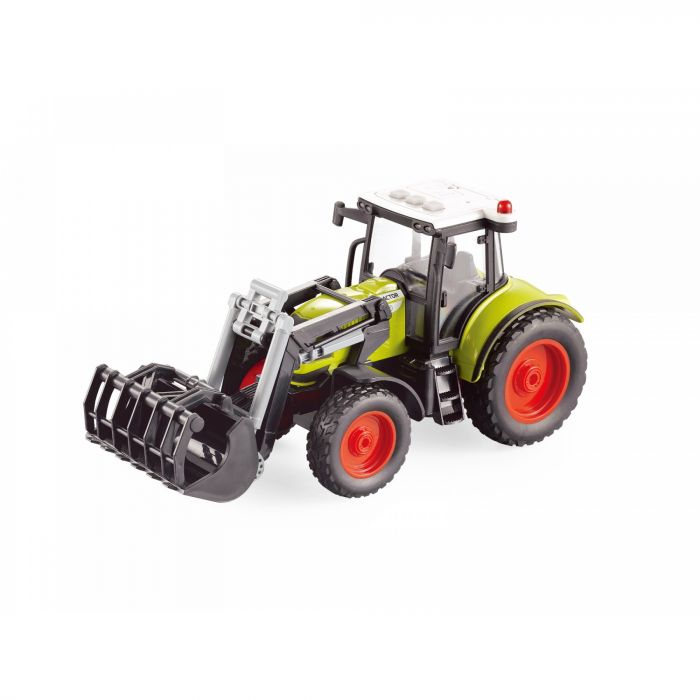 Дитяча іграшка трактор фермерський з ковшом, світло, звук WY901 tractor toy, фрикційний механізм (відео в описі)