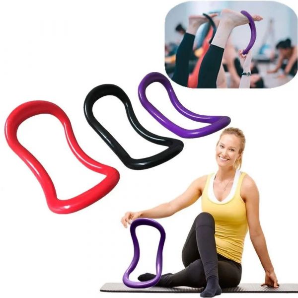 Кільце-тренажер еспандер (коло) для йоги, пілатесу та фітнесу MS 2002