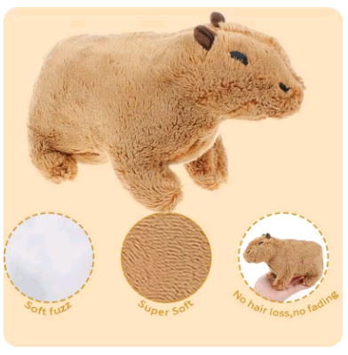 М'яка іграшка тваринка капібара 18 см Capybara 46543