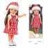 Дитяча іграшка лялька пупс в різдвяному вбрані, розмір 33см LS1301-6 LS