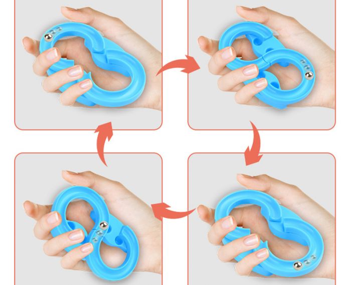 Головоломка антистрес нескінчена вісімка INFINITY LOOP FIDGET 88 TRACK (IgroSklad)