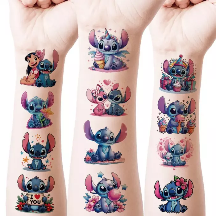 Наліпка тимчасове татуювання Стіч (Stitch) 3714