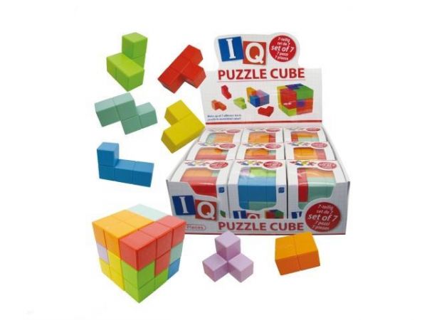 Гра головоломка антистрес кубік - пазл , розмір 75 мм. 9 деталей PUZZLE CUBE 656A