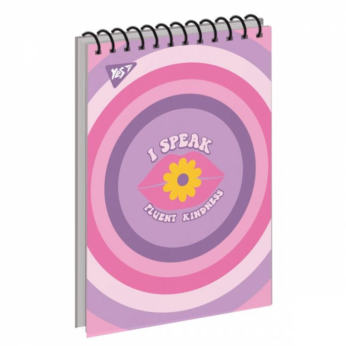 Зошит блокнот для записів YES А7/80 од.спіраль "Motivation" 151889