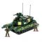 Дитяча іграшка конструктор танк M1A2 Abrams, 681 деталь, фігурка 2 шт (серія армія, військова техніка) KB 1136 в коробці 40-27-7,5 см.