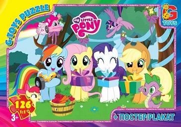 Пазли для дітей ТМ G-Toys із серії: My little Pony (Маленька поні) 117 елементів MLP015