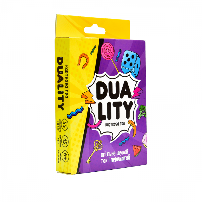 Настільна гра 30958 (укр) "Duality", ( Вік 6+) в кор-ці 14,2-9.3-2.3см