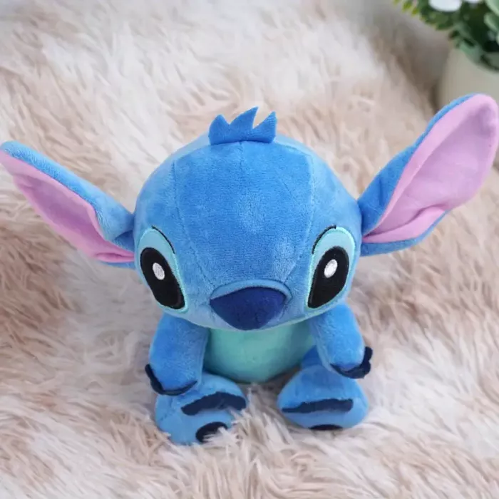 М'яка іграшка плюшева Стіч (Stitch) синій, 18 см
