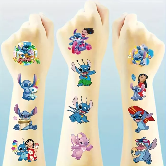 Наліпка тимчасове татуювання Стіч (Stitch) 3714