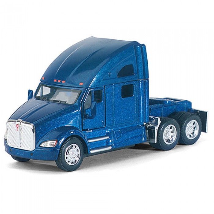 Дитяча іграшка машинка металева тягач трейлеру Kinsmart Kenworth T700 KT5357W