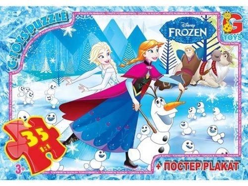 Пазли ТМ G-Toys із серії Frouzen Льодяне Сердце 35 ел  FR015