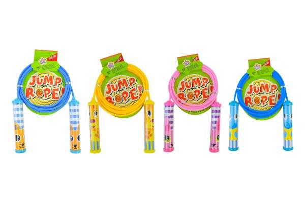 Дитяча іграшка скакалка арт. 131-C1 з підшибниками,довжина 2.3 м, 4 види
