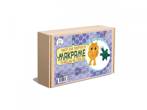 Дитяча іграшка набір для творчості М-004 макраме підвіски на рюкзак