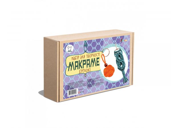 Дитяча іграшка набір для творчості М-001 макраме брелоки