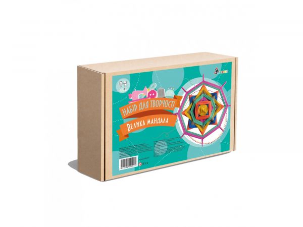 Дитяча іграшка набір для творчості ПМ-001 плетіння велика мандала