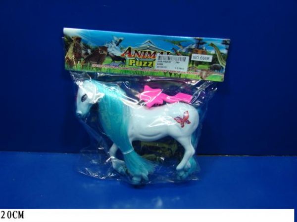 Дитяча іграшка кінь 666B аксес, пакет 20см