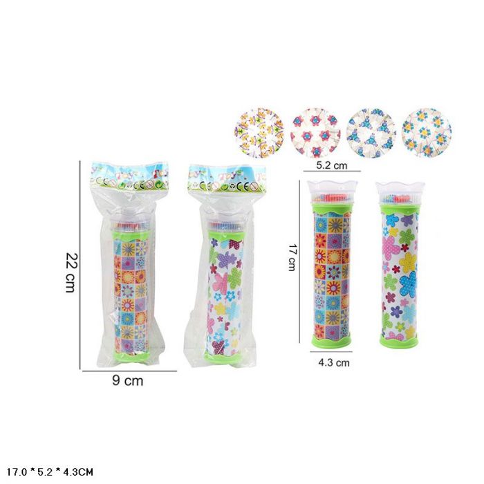 Дитяча іграшка калейдоскоп арт. 1804, 2 види мікс, пакет 17*5,2*4,3см