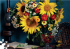Гра пазл 1000 елементів TRFL_UA-3 DGT - PUZZLE Натюрморт Соняхи