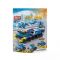 Дитяча іграшка конструктор 6 в 1 поліцейська техніка 147 дет. арт.8612-6