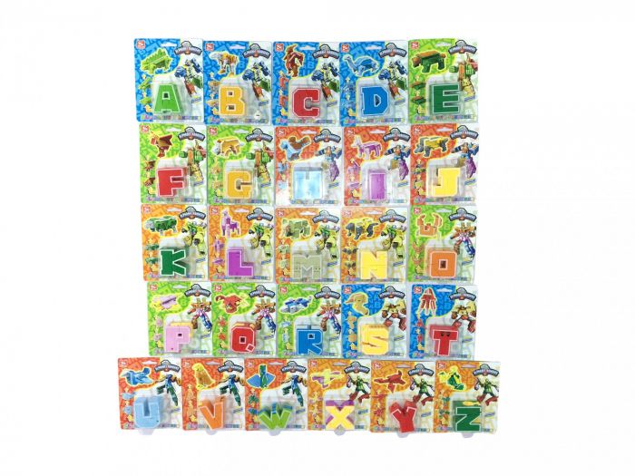 Дитяча іграшка трансформер літера ( N, U , T, P ) ціна за 1 шт (2911 XINTAIYUAN TOYS)