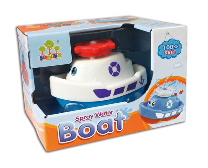 Дитяча іграшка для ванної корабель, плаває, бризкає, SUNLIKE®, SL87002